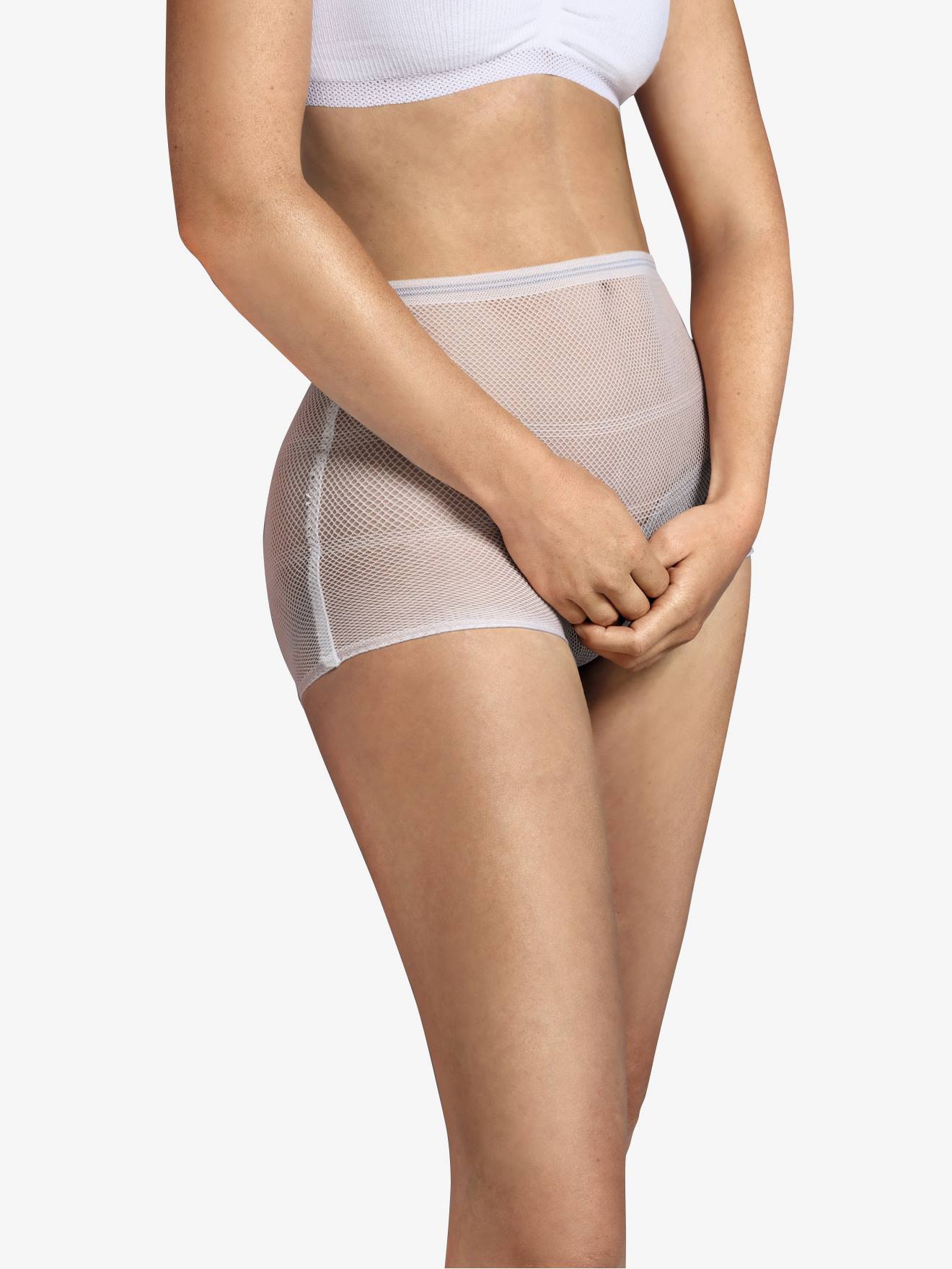 Pack of 5 Semi-Disposable Knickers, CARRIWELL - white