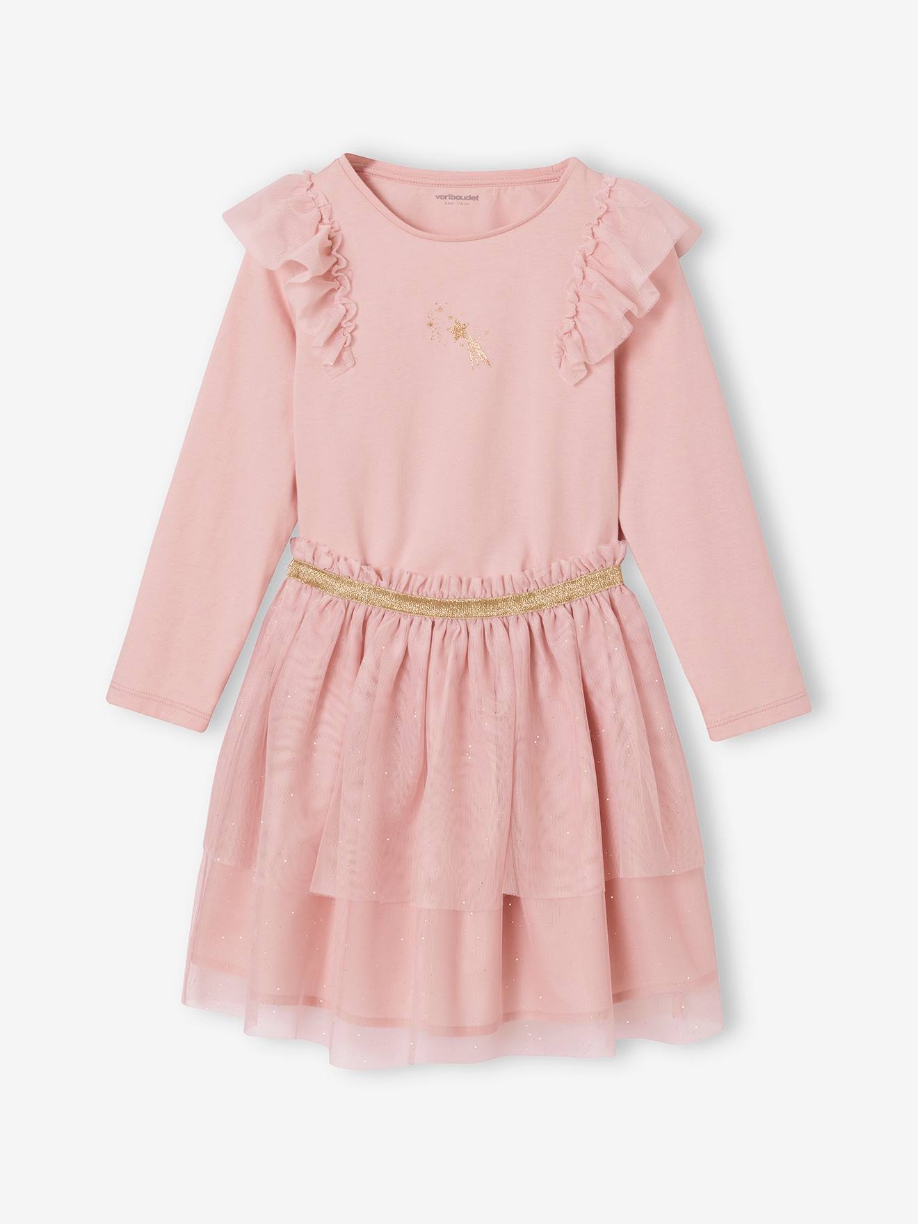 Tulle Petticoat & Frilled T-Shirt Christmas Set