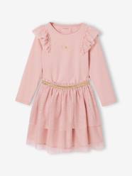 Tulle Petticoat & Frilled T-Shirt Christmas Set for Girls