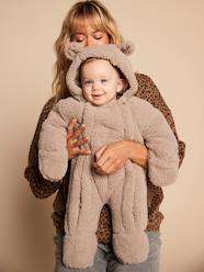 Baby-Pramsuit with Leopard Lining, Family Capsule Collection, ENVIE DE FRAISE