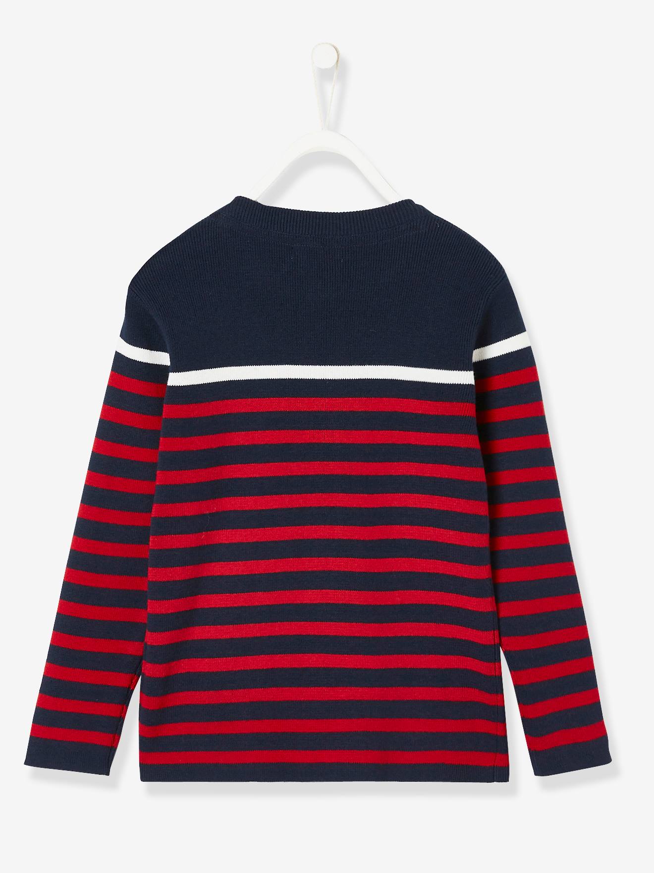 boys striped sweater