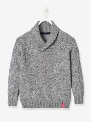 Boys-Cardigans, Jumpers & Sweatshirts-Jumpers-Jumper with Crossover Collar