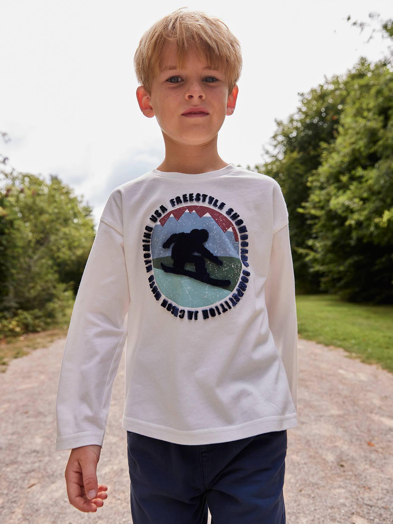 T-Shirt with Print on the Front