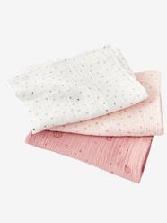 Toys-Baby & Pre-School Toys-Cuddly Toys & Comforters-Pack of 3 Muslin Squares in Cotton Gauze