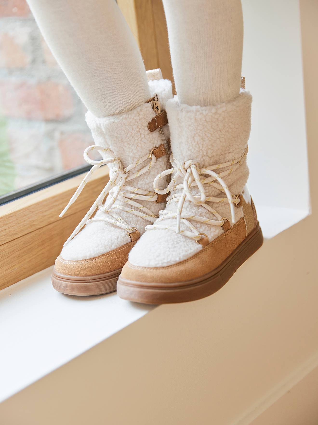 Synthetic Fur-Lined Trainers