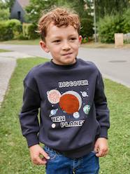 -Sequinned "Planets" Sweatshirt for Boys