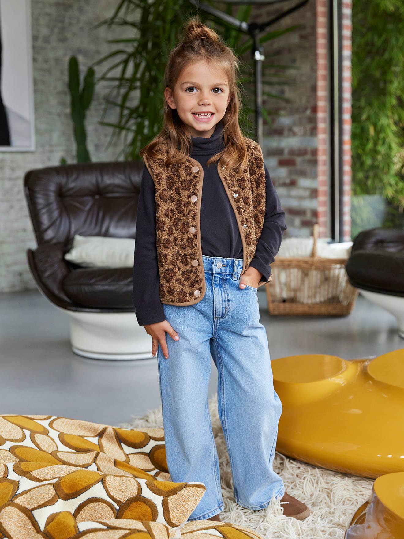 Gilet Bouffant Léopard Lanvin Paris - Taille 8 Petite Fille, Neuf Avec étiquette