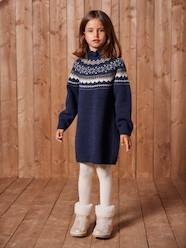 Robe Fille Knit Works Taille 7 - Rayures Multicolores, Sans Manches, Genoux, Bon état Occasion