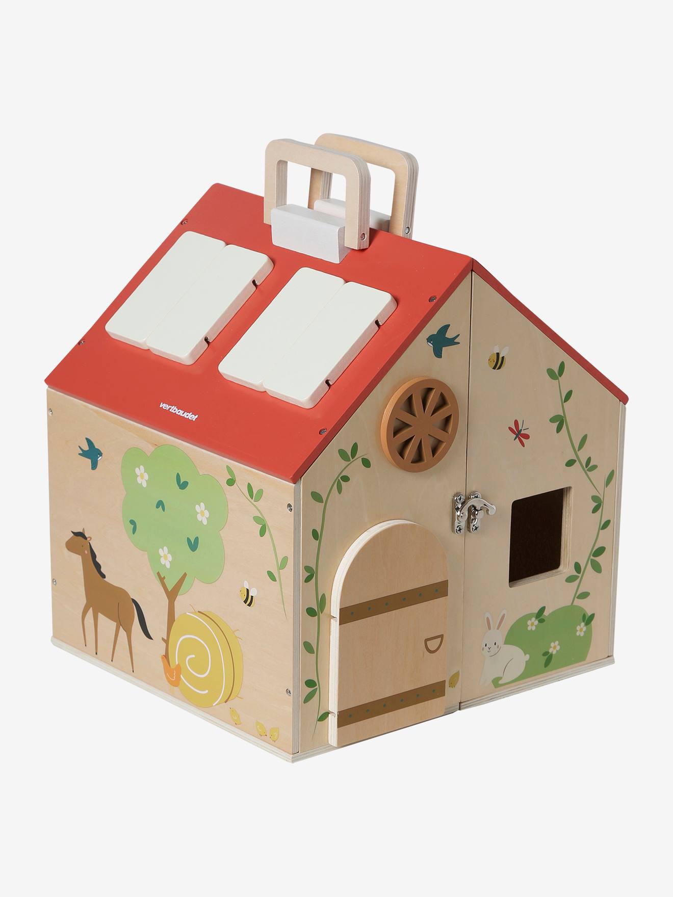 Wooden farm with FSC® wooden accessories