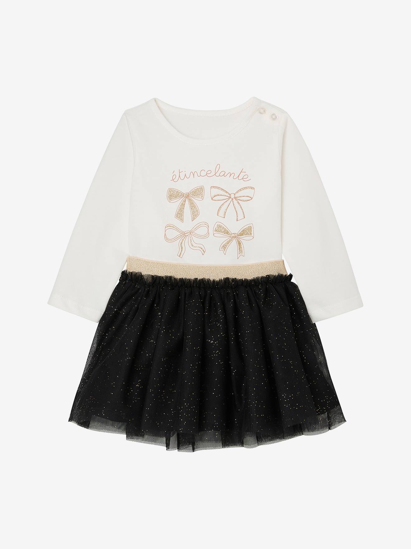 T-Shirt & Glittery Skirt Set