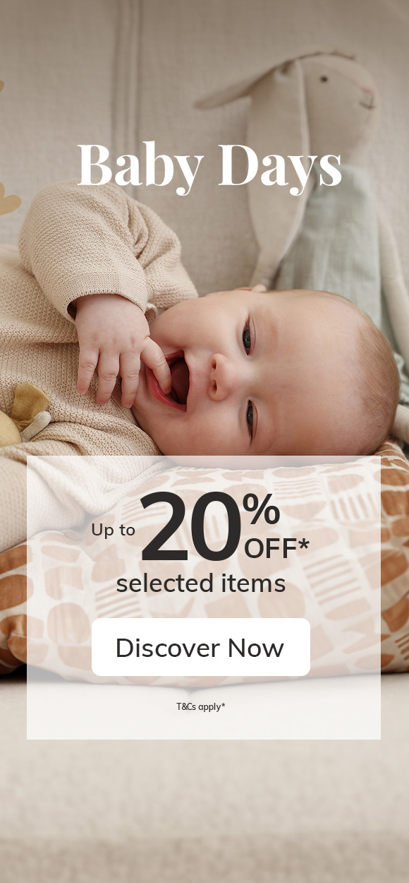 Up to 20% off* selected items